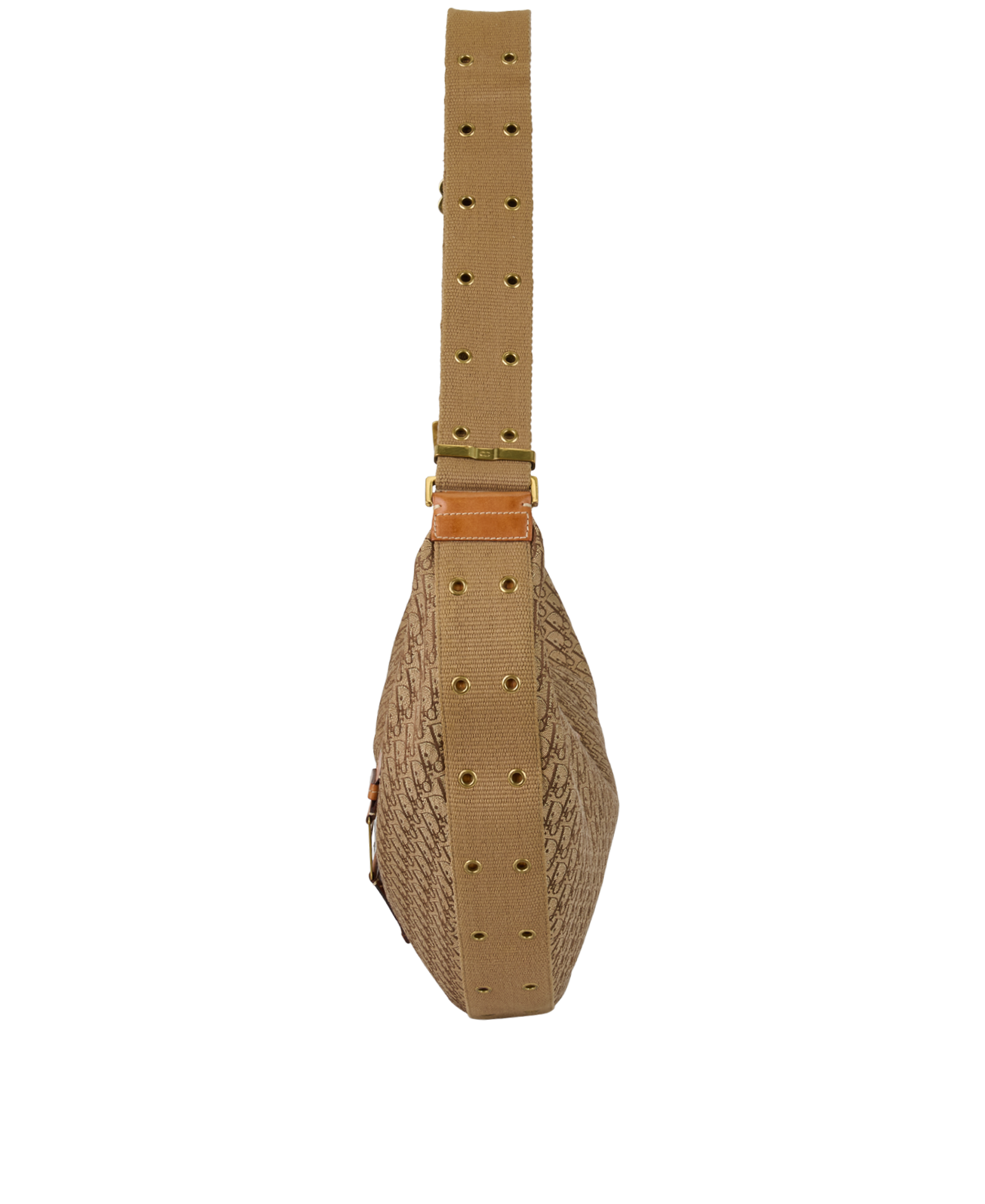 Street Chic Hobo, &pound;695, Handbags, Beige, Canvas, Bottom view